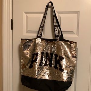 PINK Victoria Secret Sequin Tote